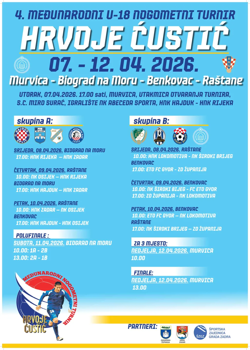 Raspored utakmica 2026.